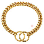 dog gold chain collar
